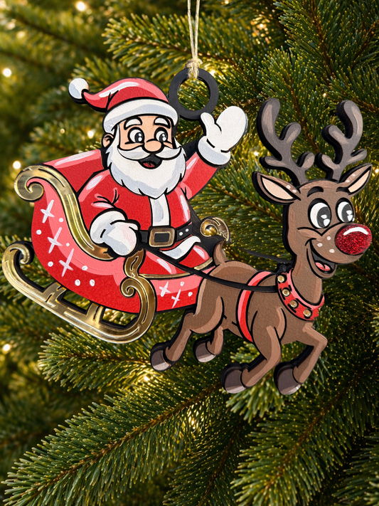 Cartoon Army Minis - Christmas Ornament
