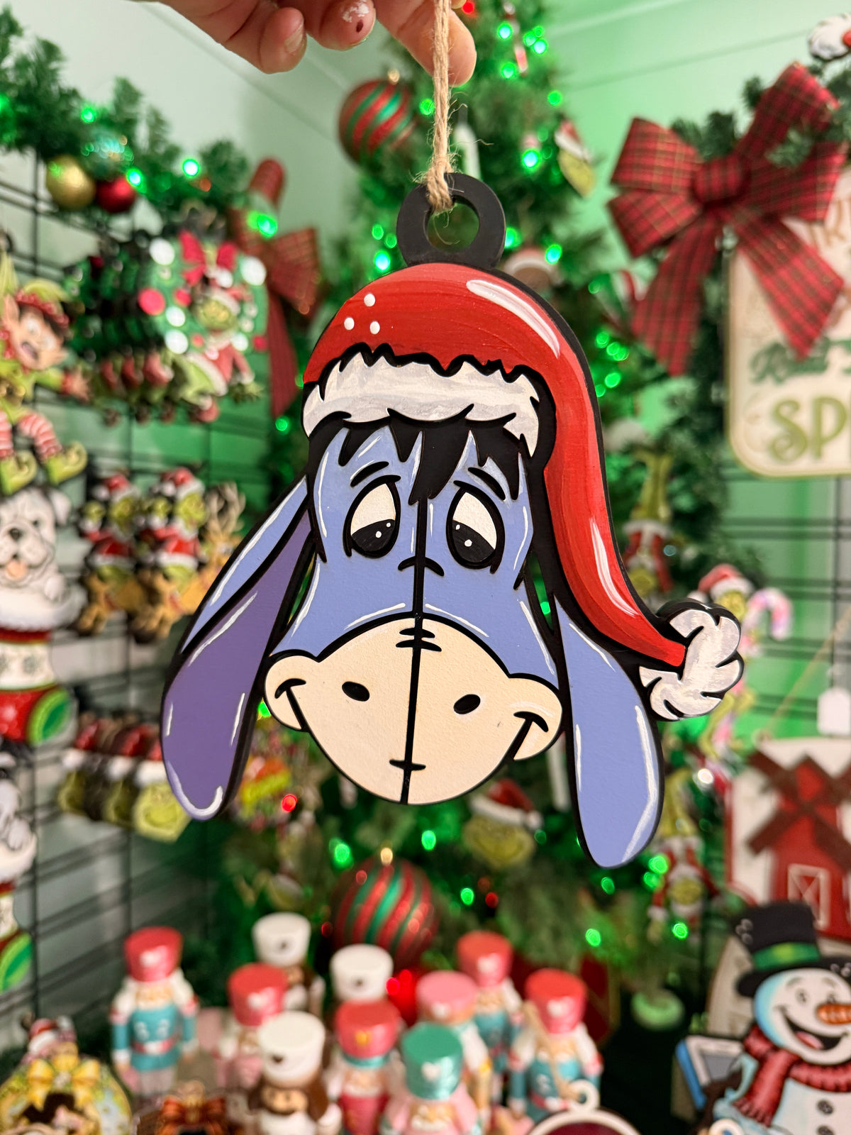 Cartoon Army Minis - Eeyore Christmas Ornament Winnie the Pooh